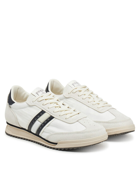 Tommy Jeans Tommy Jeans Sneakersy Tjm Retro Runner Cleated EM0EM01527 Biały