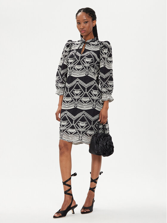 Bruuns Bazaar Bruuns Bazaar Rochie de zi Abami BBW3919 Negru Regular Fit