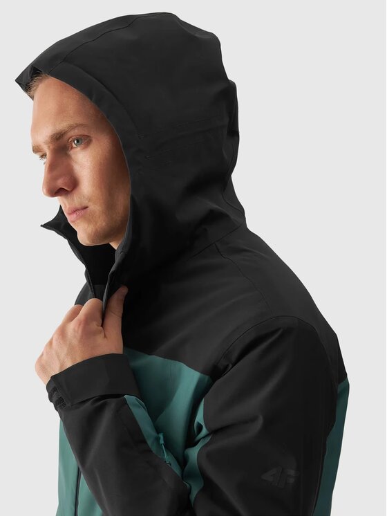 4F 4F Giacca da sci 4FWAW24TTJAM579-46S Verde Regular Fit