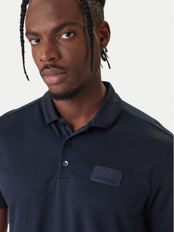 EA7 Emporio Armani EA7 Emporio Armani Polo 7M001359 AF13862 UB102 Granatowy Slim Fit