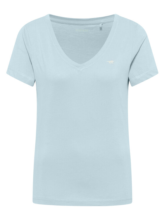 Mustang Mustang T-Shirt Beverly 1016517 Πράσινο Slim Fit