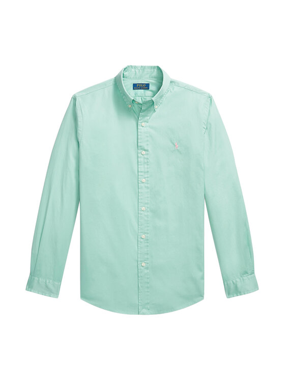 Polo Ralph Lauren Polo Ralph Lauren Košile 710B20512008 Zelená Custom Fit