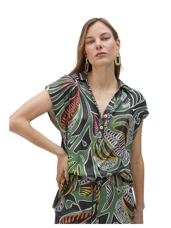 LOLA CASADEMUNT LOLA CASADEMUNT Πουκάμισο ls2515038 Μαύρο Regular Fit
