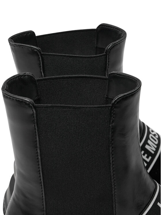LOVE MOSCHINO LOVE MOSCHINO Kotníková obuv s elastickým prvkem JA24104G1LIA0000 Černá