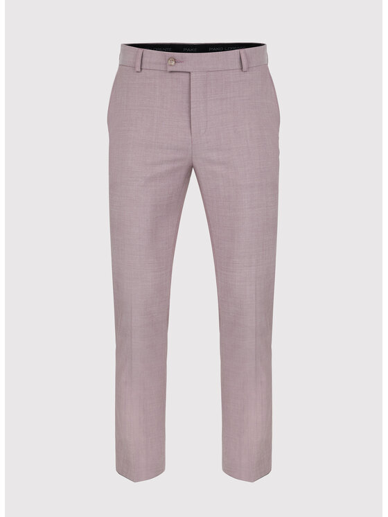Pako Lorente Pako Lorente Spodnie garniturowe P23SP-6G-016 Różowy Slim Fit