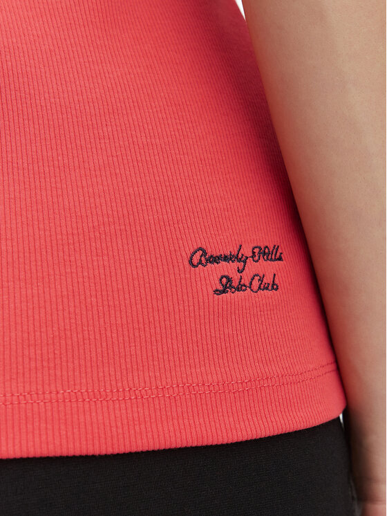 Beverly Hills Polo Club Beverly Hills Polo Club Top P-SS26W-TK550000 Koralowy Regular Fit
