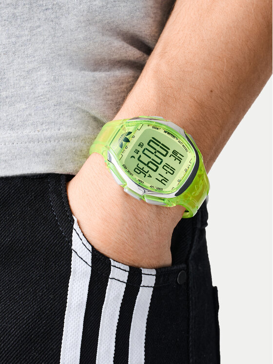 adidas adidas Часовник Athletics One AOFH25005 Зелен