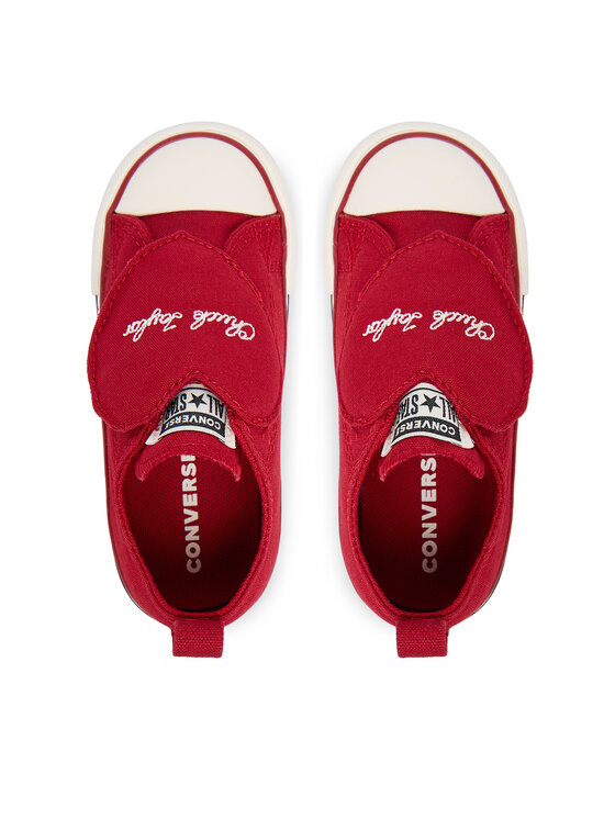Converse Converse Tornacipő Chuck Taylor All Star One Strap Hearts A19068C Piros