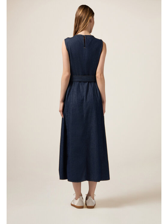 Oltre Oltre Abito da sera 7306R004793N034 Blu A-Line Fit