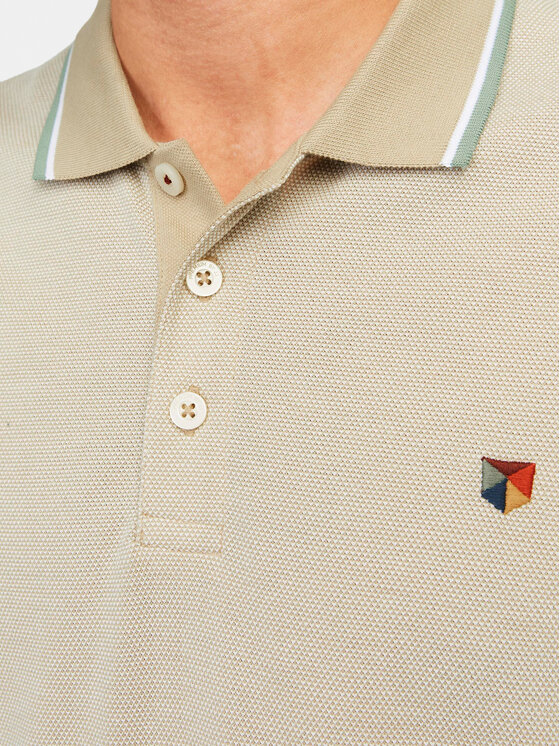 Jack&Jones Jack&Jones Polo majica Bluwin 12169064 Bež Regular Fit