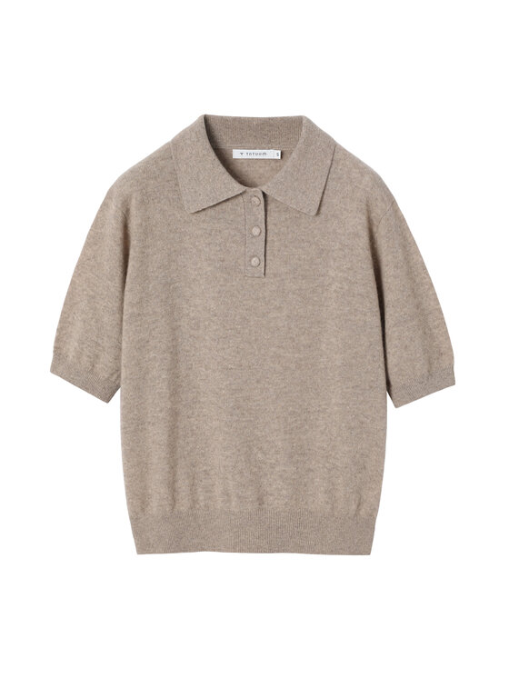 TATUUM TATUUM Sweter MITARA Beżowy Classic Fit