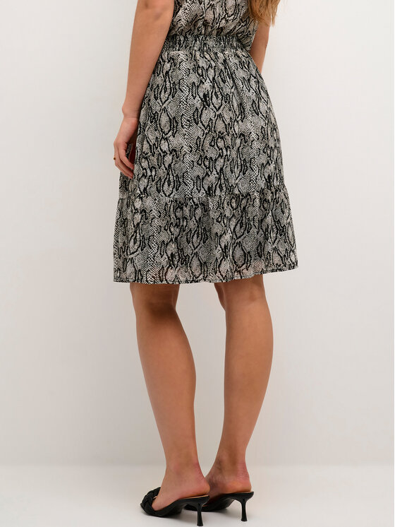 Kaffe Kaffe Spódnica trapezowa Carmen 10507431 Szary Regular Fit
