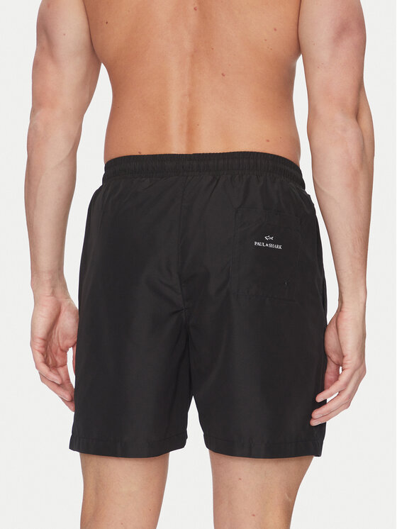 Paul&Shark Paul&Shark Pantaloni scurți pentru înot 25415000 Negru Regular Fit