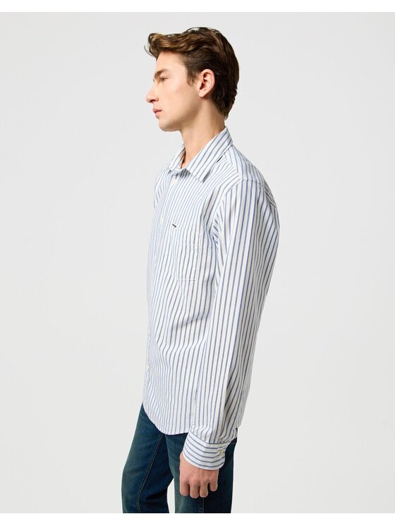 Wrangler Wrangler Camicia 112372981 Bianco Regular Fit
