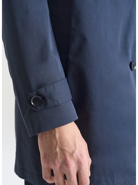 Pako Lorente Pako Lorente Płaszcz P24SF-7X-001 Granatowy Classic Fit