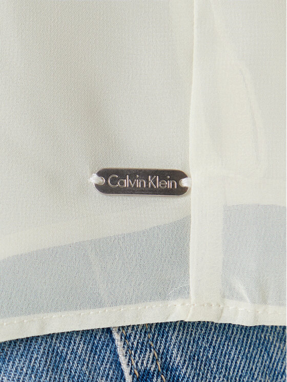Calvin Klein Calvin Klein Srajca LV044B902G Écru Regular Fit