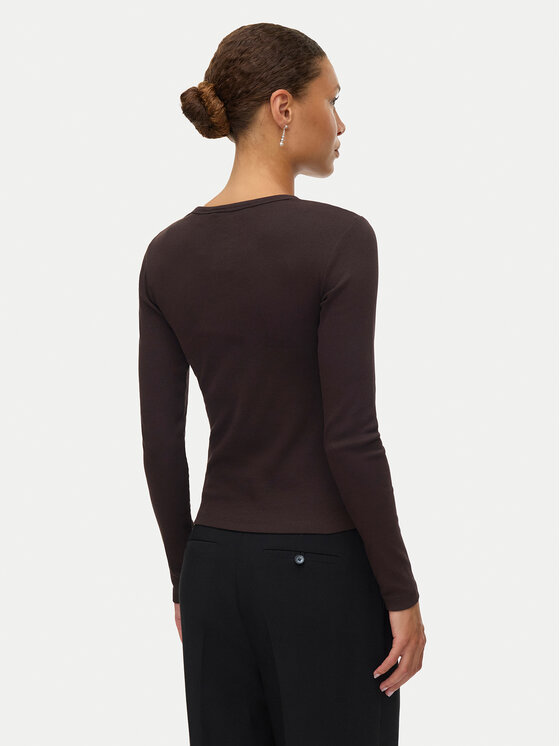Vero Moda Vero Moda Top Chloe 10306897 Smeđa Slim Fit