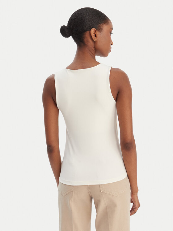 Marella Marella Τοπ Tiglio 2615941051 Εκρού Slim Fit