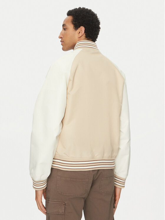 Guess Jeans Guess Jeans Bundy bomber M5GL32 WHAA2 Écru Regular Fit