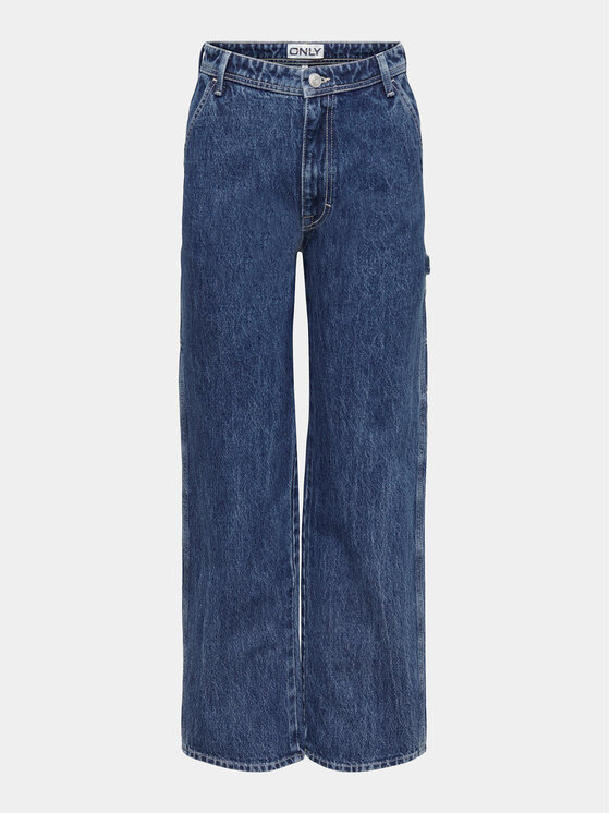 ONLY ONLY Džínsy 15271792 Modrá Straight Fit