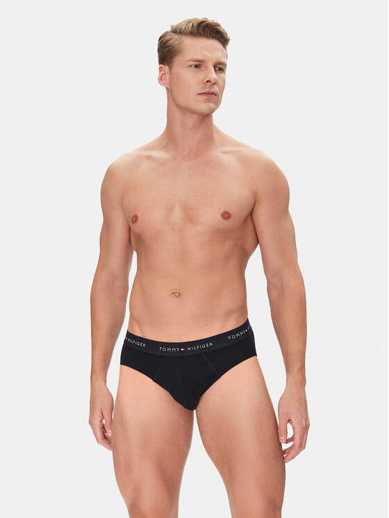 Tommy Hilfiger Tommy Hilfiger Souprava slipů UM0UM03471 Černá