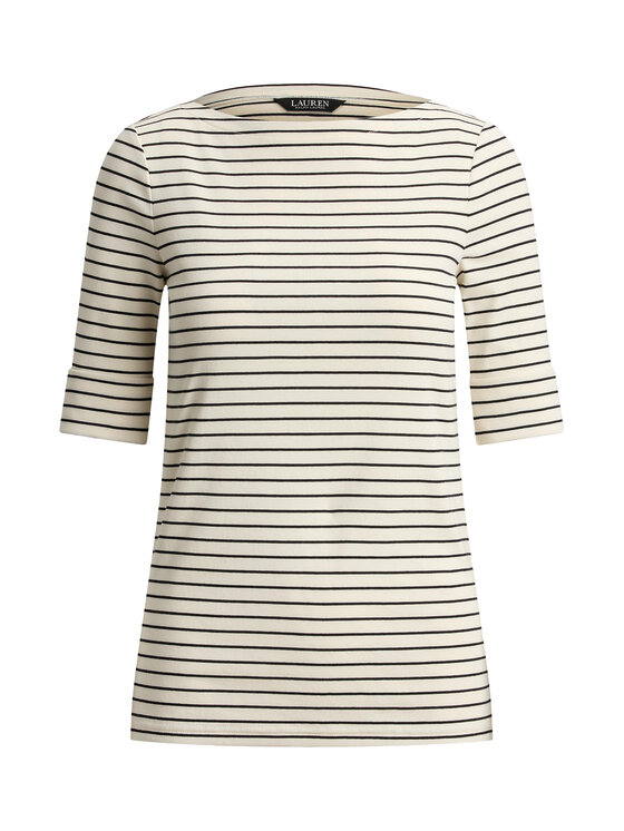 LAUREN RALPH LAUREN LAUREN RALPH LAUREN Μπλουζάκι Judy 200P13919004 Κρεμ Regular Fit