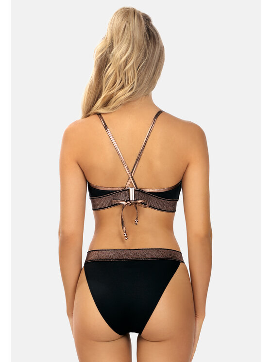 Miss Lou Miss Lou Bikini ML017 Czarny