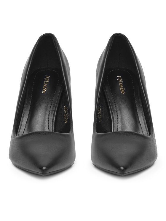 DeeZee DeeZee Pantofi cu toc subțire BK-8328 Negru