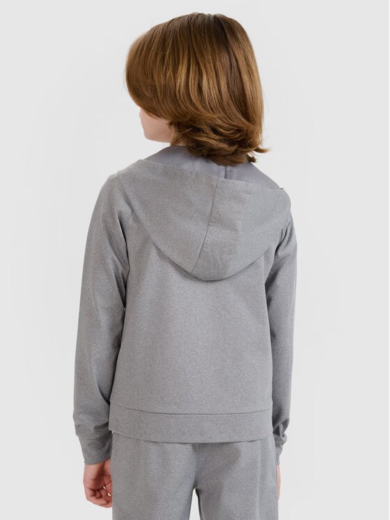 4F 4F Bluza techniczna 4FJWSS25TFSWM557-27M Szary Regular Fit
