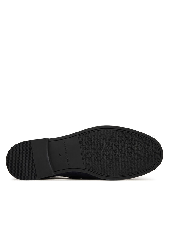 Tommy Hilfiger Tommy Hilfiger Loafersy Flexible Slim Suede Loafer FM0FM05745 Modrá
