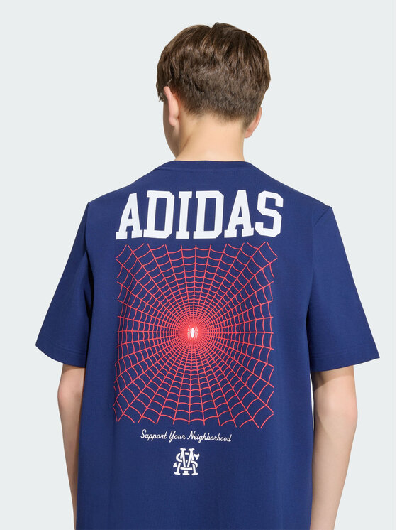 adidas adidas Koszulka techniczna 164612 Granatowy Loose Fit