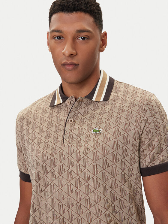 Lacoste Lacoste Поло DH1417 Бежевий Regular Fit