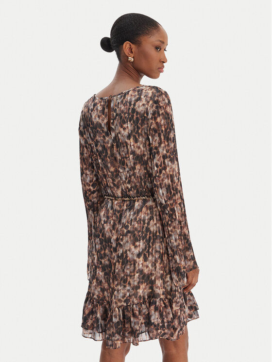 Guess Guess Vestito da giorno W6RK37 WJ712 Marrone Regular Fit