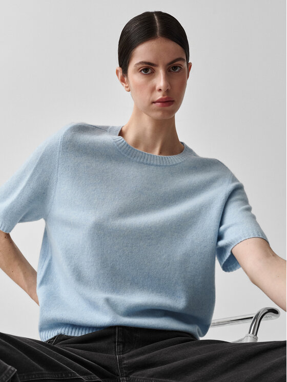 TATUUM TATUUM Sweter SEMITRI Niebieski Classic Fit