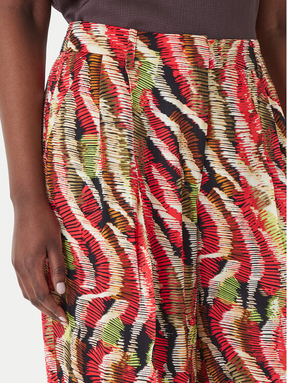LOLA CASADEMUNT LOLA CASADEMUNT Bavlnené nohavice MS2614027 Farebná Wide Leg