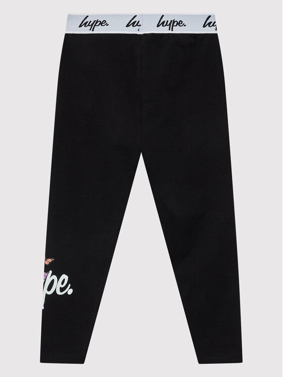 HYPE HYPE Legginsy ZVLR-276 Czarny Slim Fit