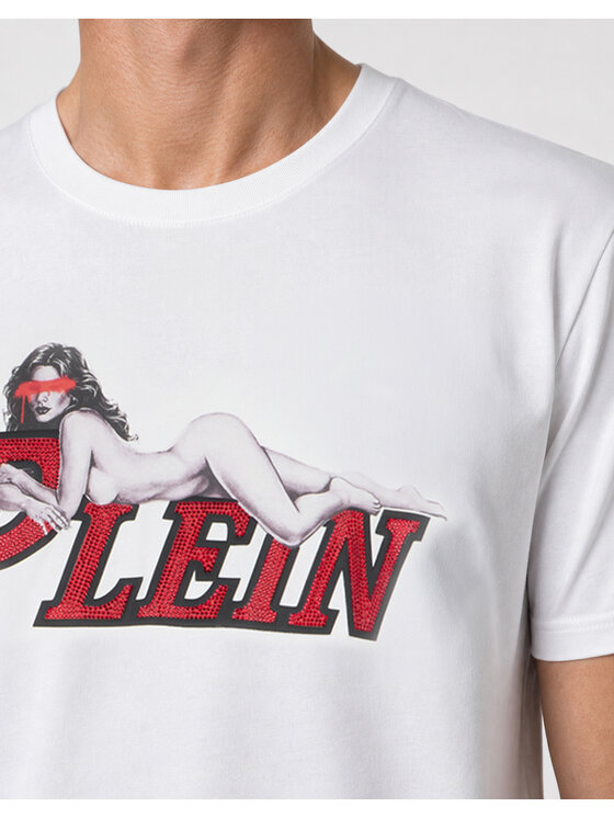 PHILIPP PLEIN PHILIPP PLEIN T-shirt 31684 Bianco Regular Fit