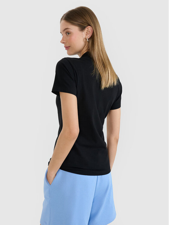 4F 4F Polokošile 4FWMM00TPTSF514-20S Černá Slim Fit