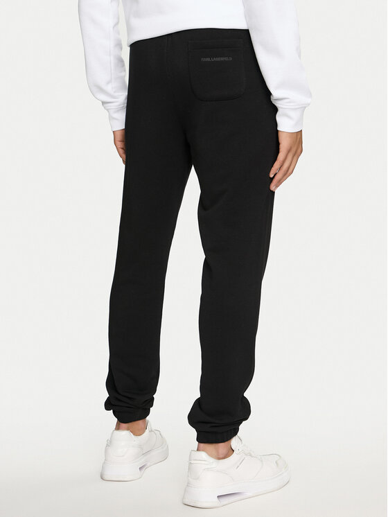 KARL LAGERFELD KARL LAGERFELD Spodnji del trenirke 705032 544910 Črna Regular Fit