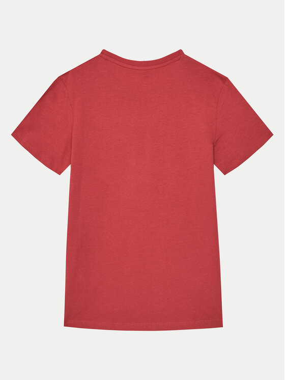 Guess Guess T-Shirt L5RI00 K8HM4 Czerwony Regular Fit
