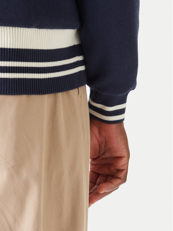 Lacoste Lacoste Kardigán AH7725 Tmavomodrá Regular Fit