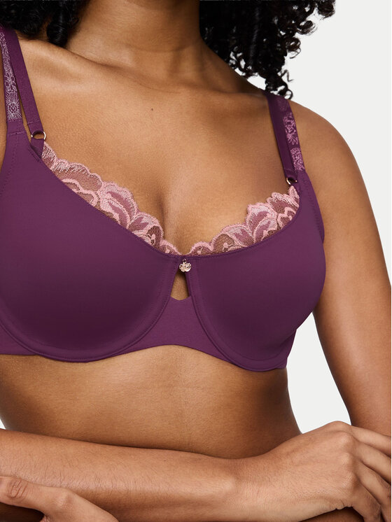 Triumph Triumph Σουτιέν με μπανέλα Wild Gardenia Florale 10224872 Μωβ