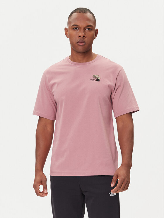 The North Face The North Face T-shirt Dome Flower NF0A8EGX Ružičasta Relaxed Fit