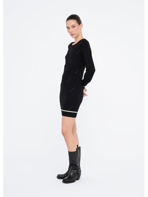 Liu Jo Liu Jo Vestito da giorno TF5304MS63L03N66 Nero Regular Fit