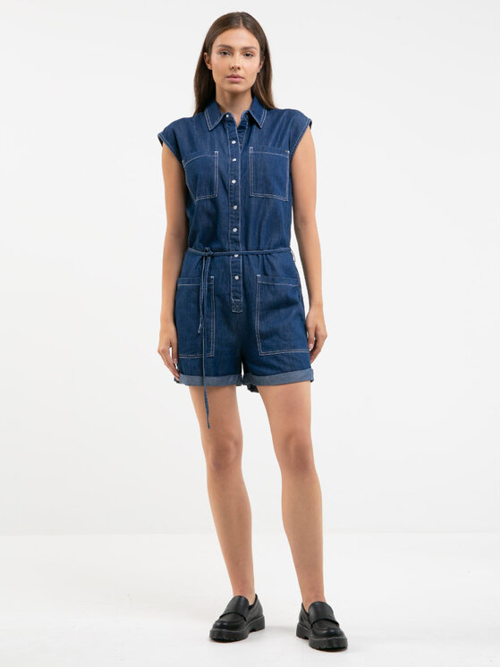 BIG STAR BIG STAR Kombinezon shea_465 Niebieski Basic Fit