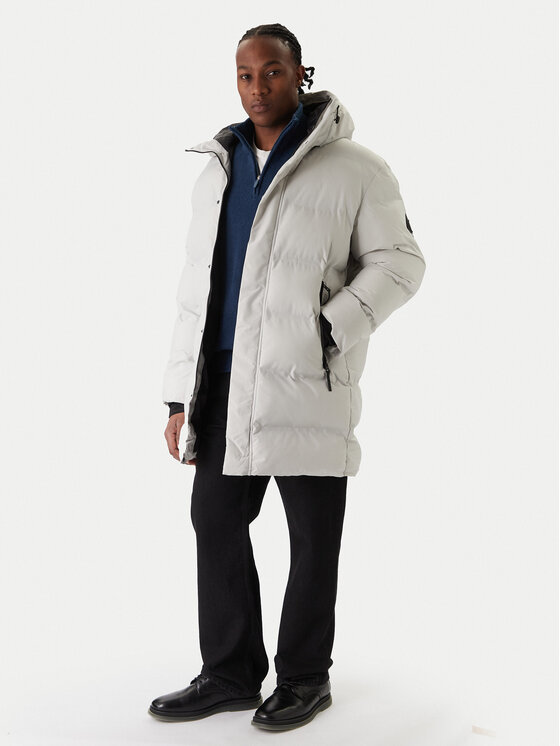 Jack & Jones Jack & Jones Geacă de iarnă Fusion 12288983 Gri Relaxed Fit