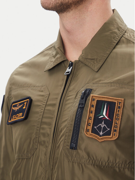 Aeronautica Militare Aeronautica Militare Prijelazna jakna 251AB2071CT3081 Kaki Regular Fit