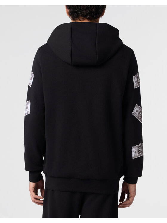 PHILIPP PLEIN PHILIPP PLEIN Mikina 31091 Černá Athletic Fit