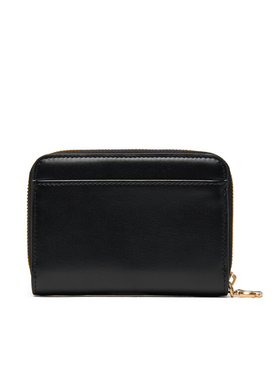Calvin Klein Calvin Klein Maža Moteriška Piniginė Ck Medium Flap Zip Around LV04F1075G Juoda