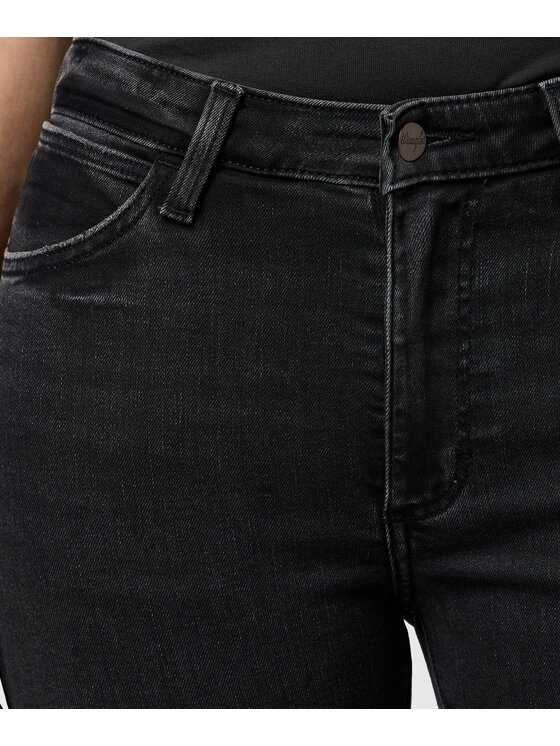 Wrangler Wrangler Jeansy 112371164 Czarny Skinny Fit